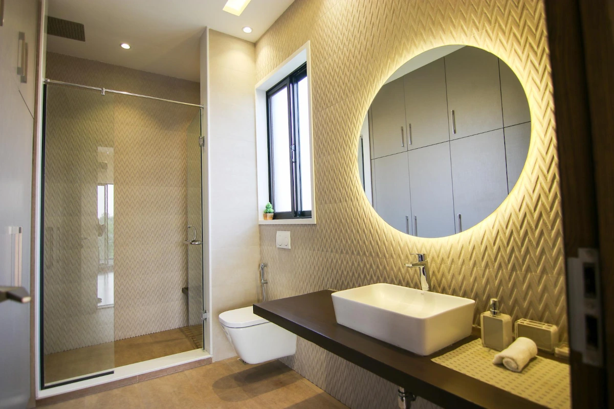 Hidden Lighting for an Elegant Bathroom